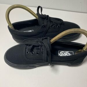 Vans Black Canvas Sneakers